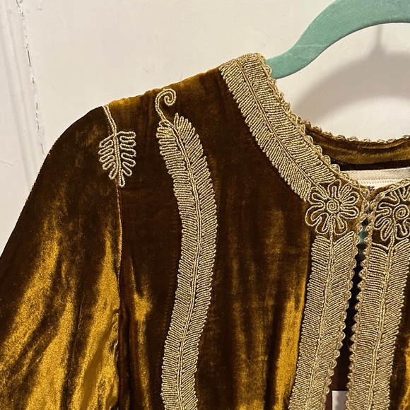 Chasing Unicorns California Sunset Deep Brown Cropped Jacket - Picture 2 of 10